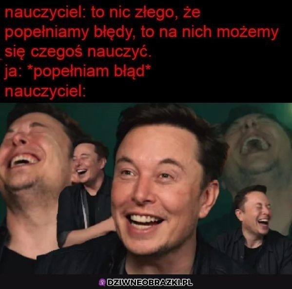Kiedy popełnię błąd