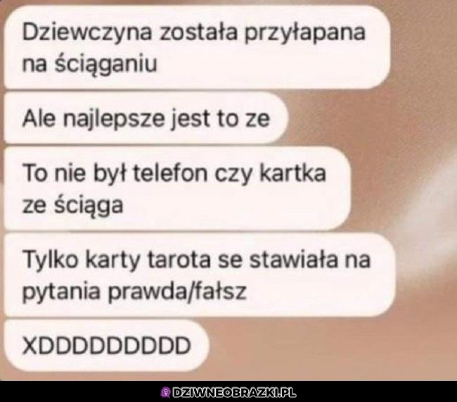 Dobra i tak jej ta nauka nie była potrzebna