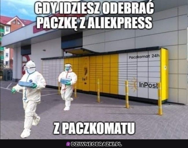 Odbieranie paczuszki