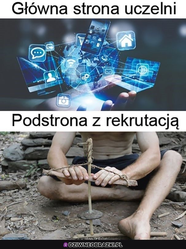 Strony uczelni takie są