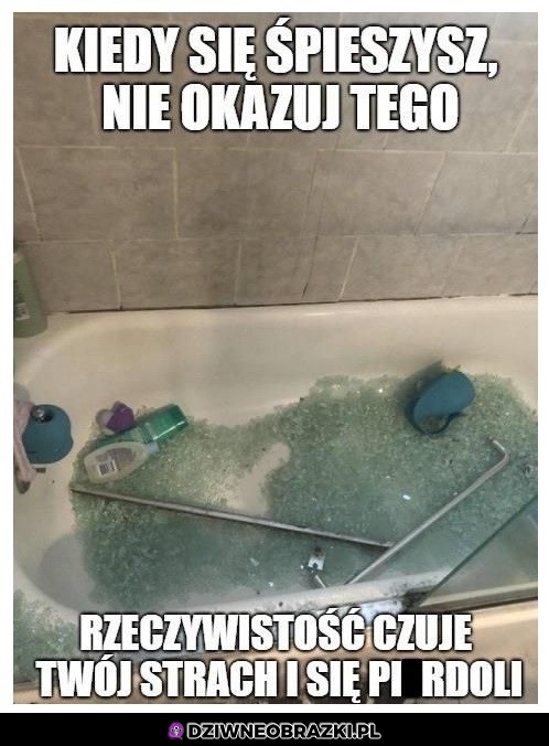 Nigdy tego nie okazuj