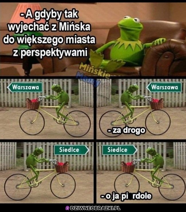 Wyjazd z Mińska
