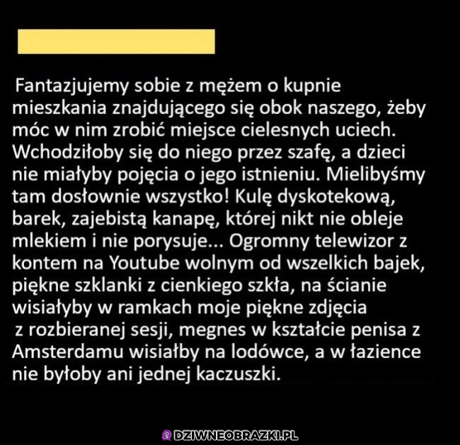 Tak wyglądają fantazje jak masz dzieci