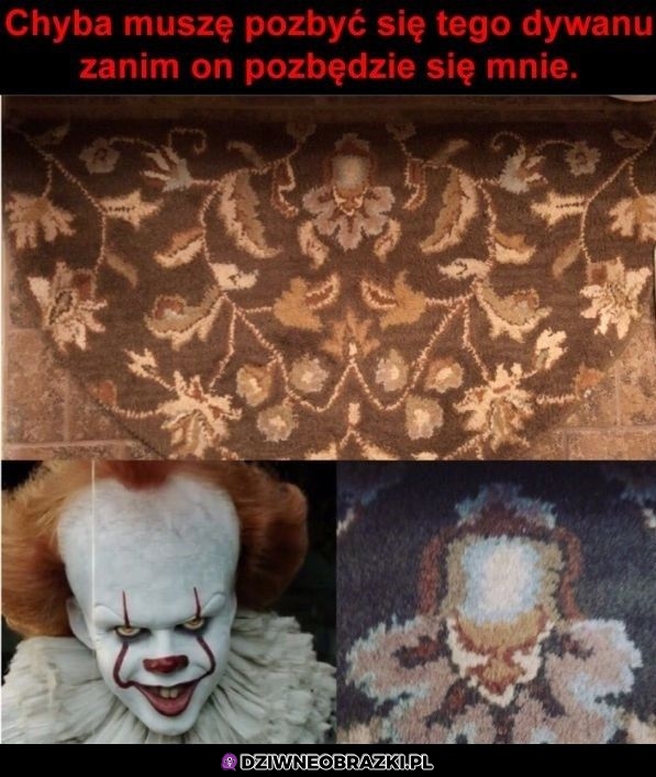 Dywanik na mnie czycha