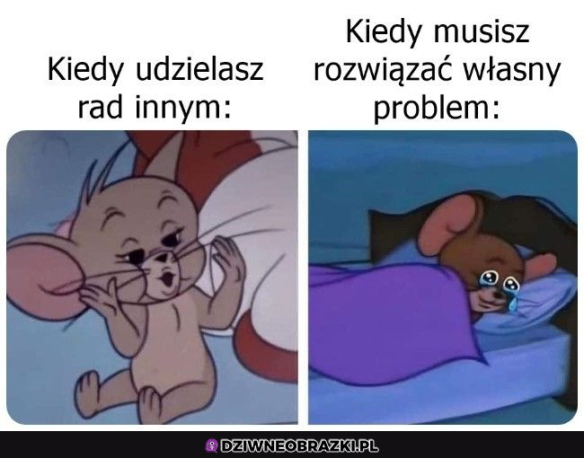 Kiedy umiesz pomóc innym a nie sobie