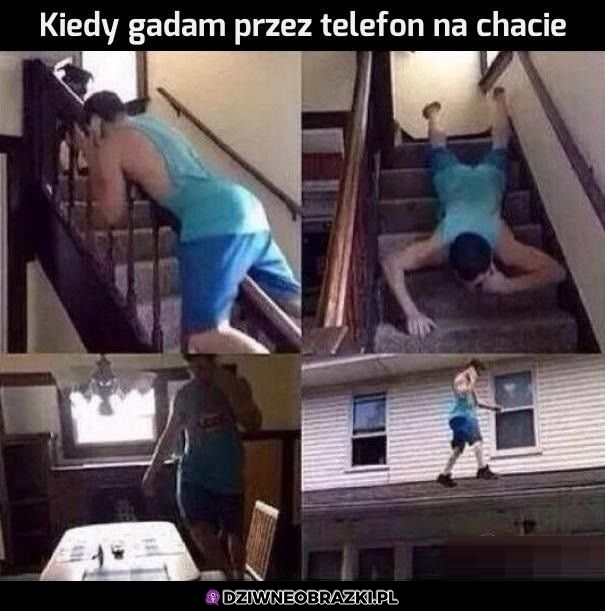 Kiedy gadam przez telefon