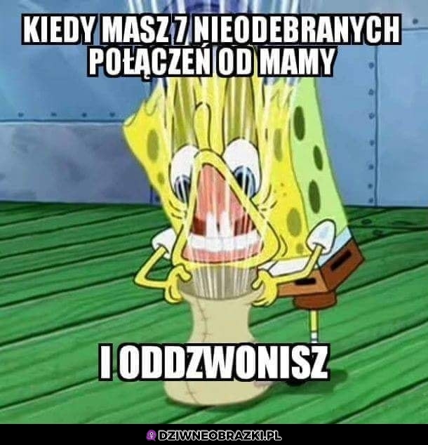 Oodzwonienie do mamy
