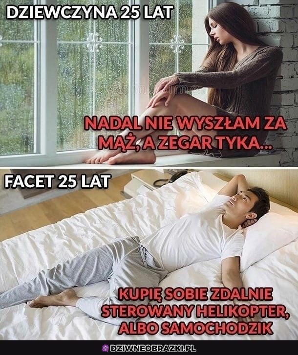 W wieku 25 lat