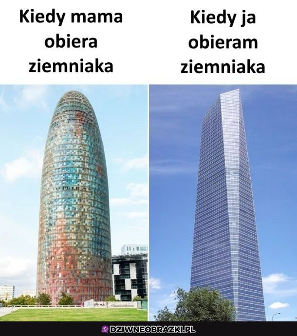 Obieranie ziemniaków