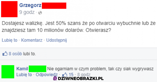 W obu przypadkach wygrana