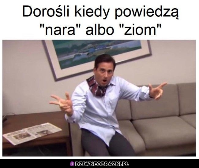 Dorośli kiedy mówią nara
