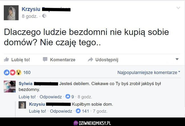 Krzysiu rozwiązał problem bezdomnych