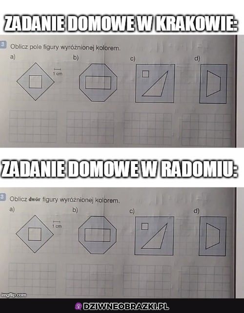 Zadanie domowe
