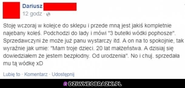 Koleś ma naprawdę kiepski dzień