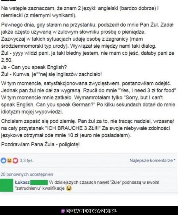 Taka sytuacja miała miejsce