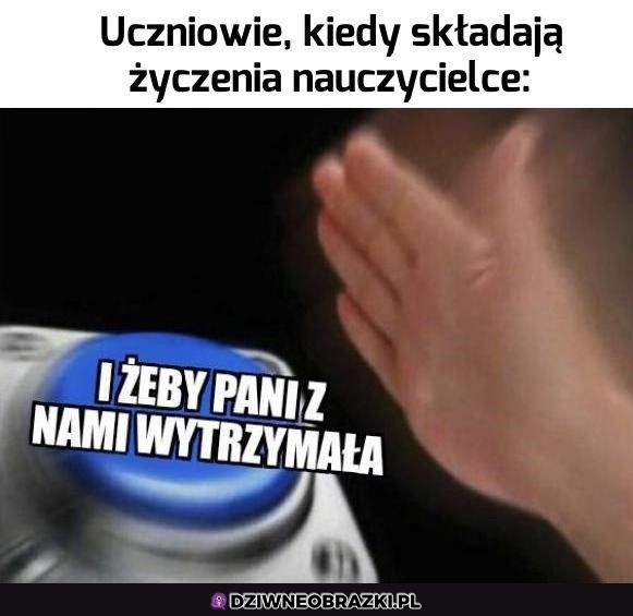 Życzenia dla nauczycielki