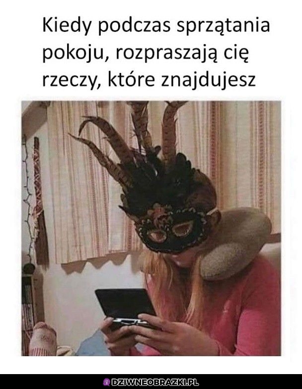 Podczas sprzątania