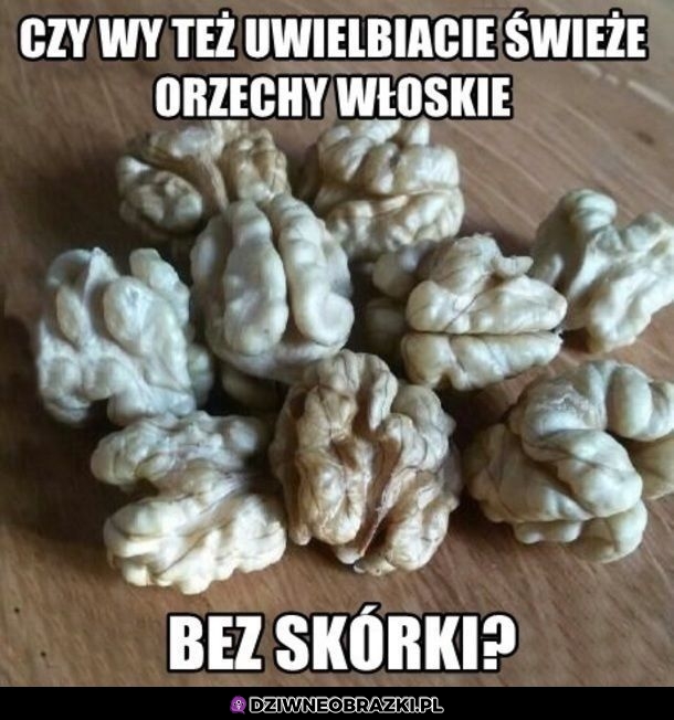 A to można ze skórką?