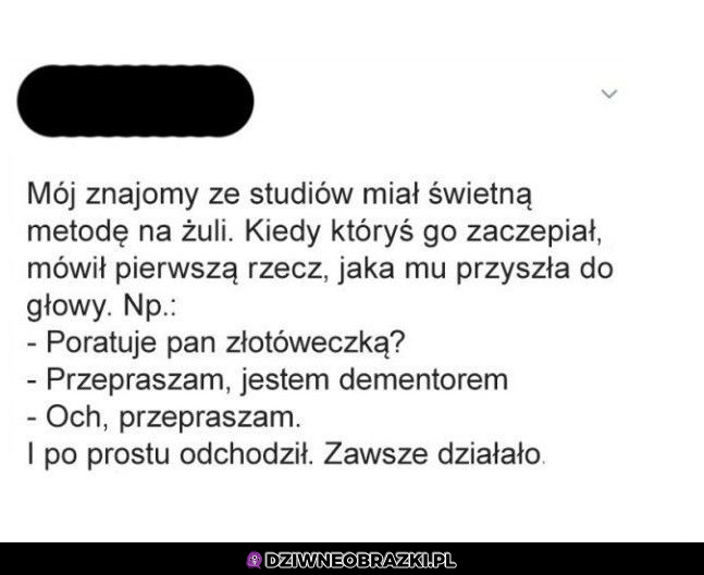 Od dzisiaj też tak mówię