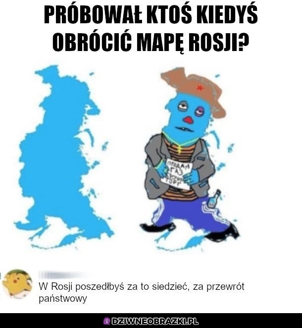 Mapa Rosji