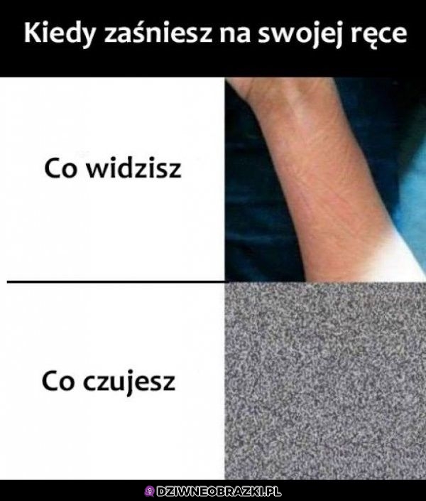Kiedy zaśniesz na ręce