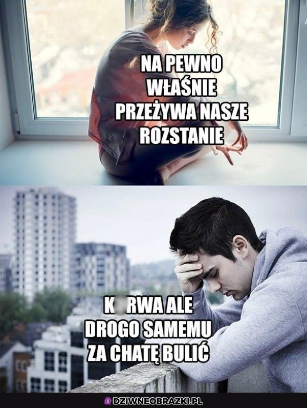 przeżywa, ale na swój sposób