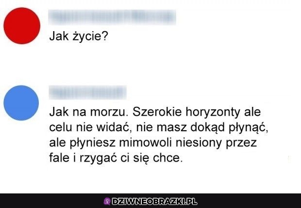 Właśnie tak mi idzie