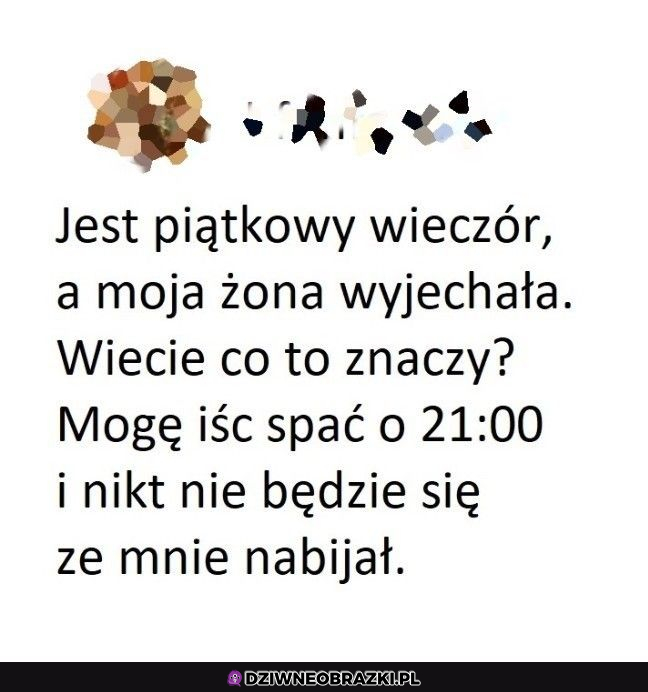 Kiedy żona wyjechała