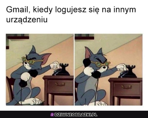 Kiedy logujesz się na gmaila