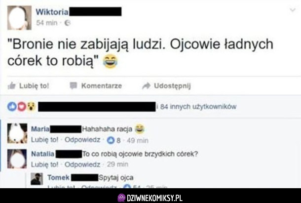 Co robią ojcowie brzydkich córek?