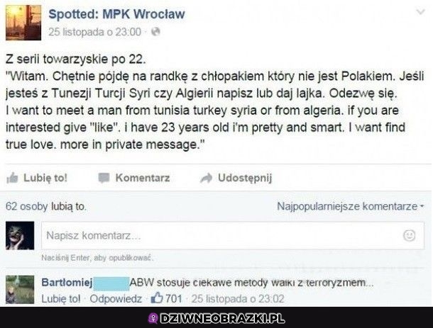 Ciekawa prowokacja