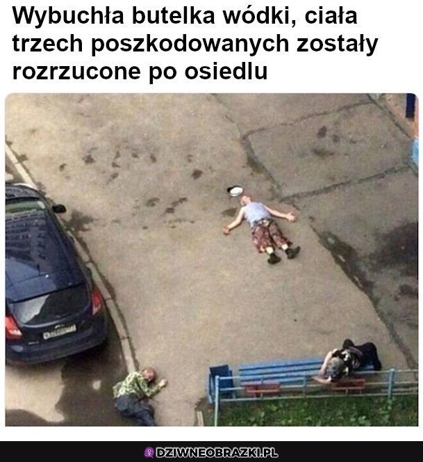 Dramatyczny wybuch