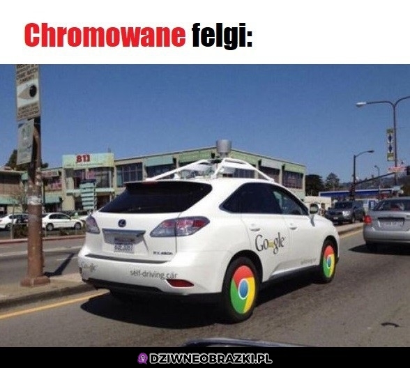 Felgi w chromie