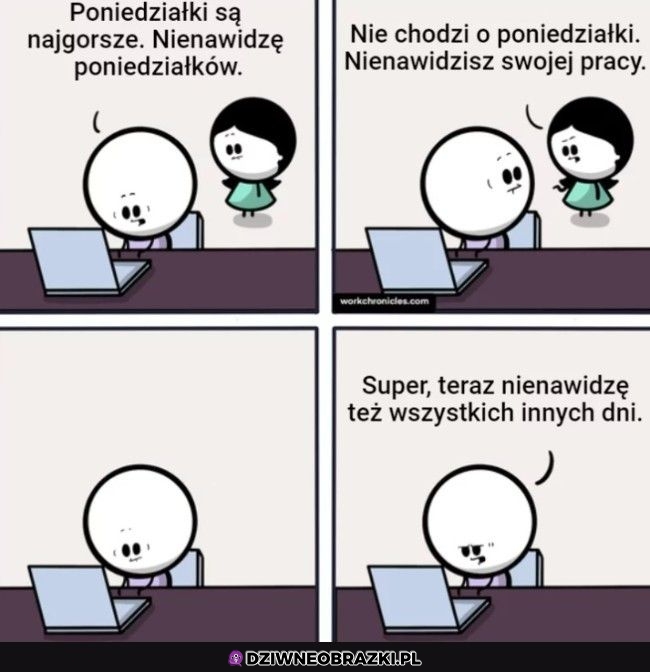 Poniedziałki są najgorsze