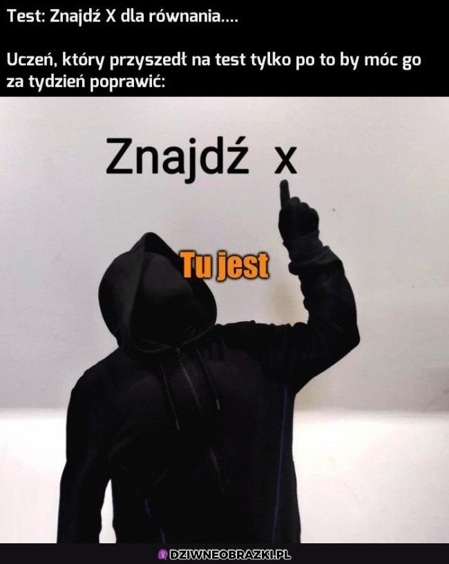 Znajdź X