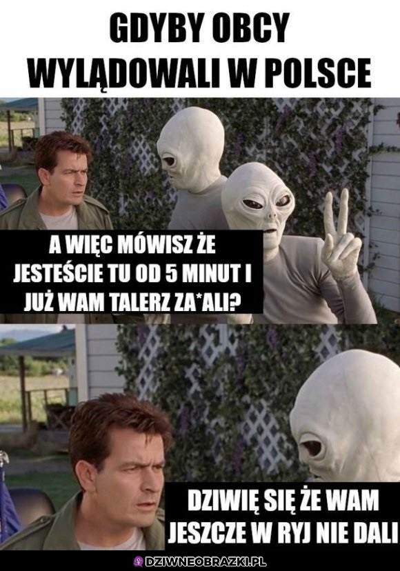 Lądowanie obcych w Polsce