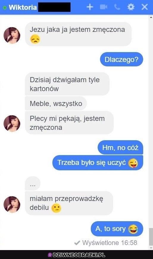 A to jednak nie tak jak myślał