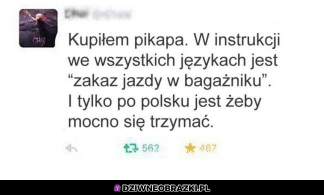 Instrukcja do pikapa