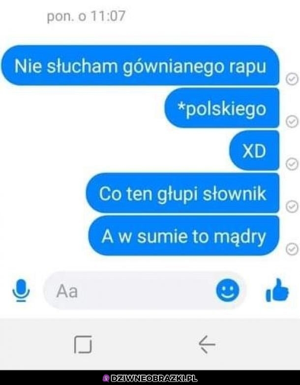 Słuchanie rapu