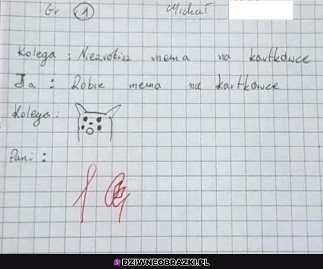 Na kartkówce