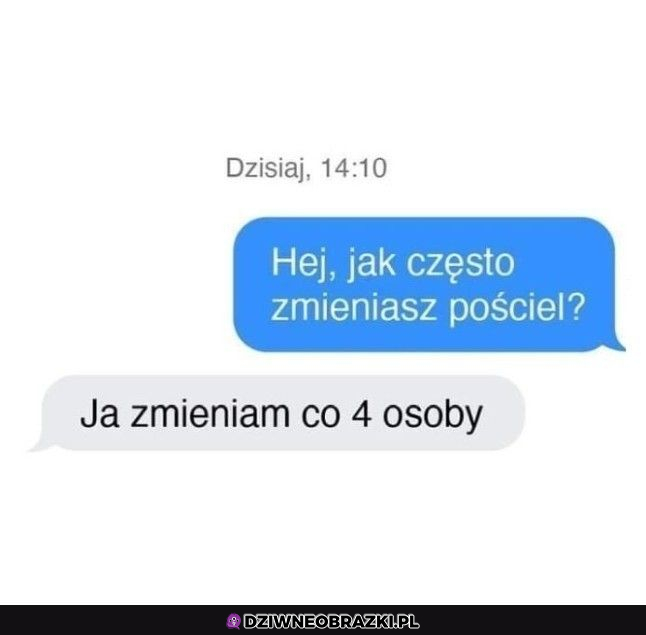 A Ty jak często zmieniasz?