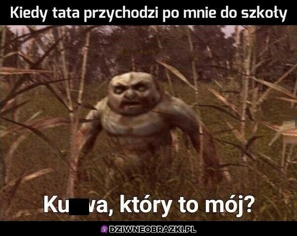 Kiedy ojciec odbiera dzieciaka