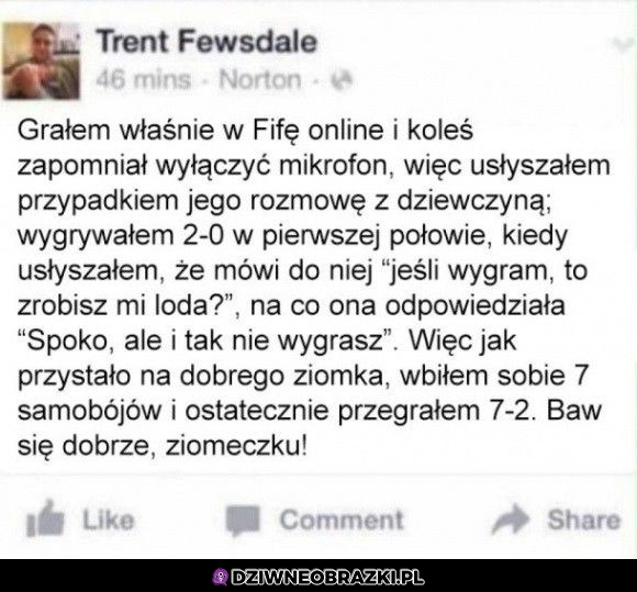 Takim ziomeczkiem trzeba być!