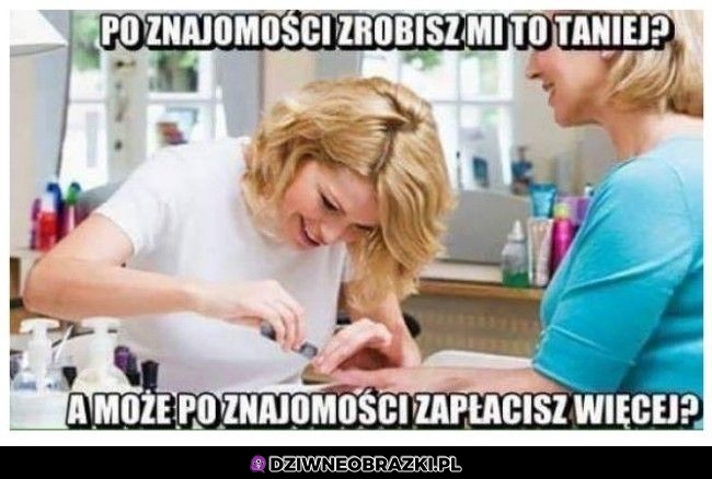 Robienie po znajomości