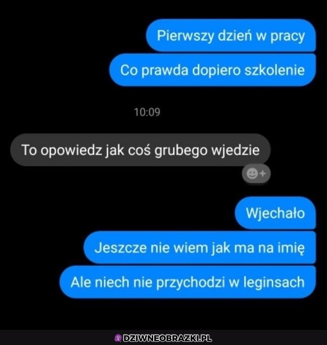Kiedy to dopiero szkolenie, a już jest grubo