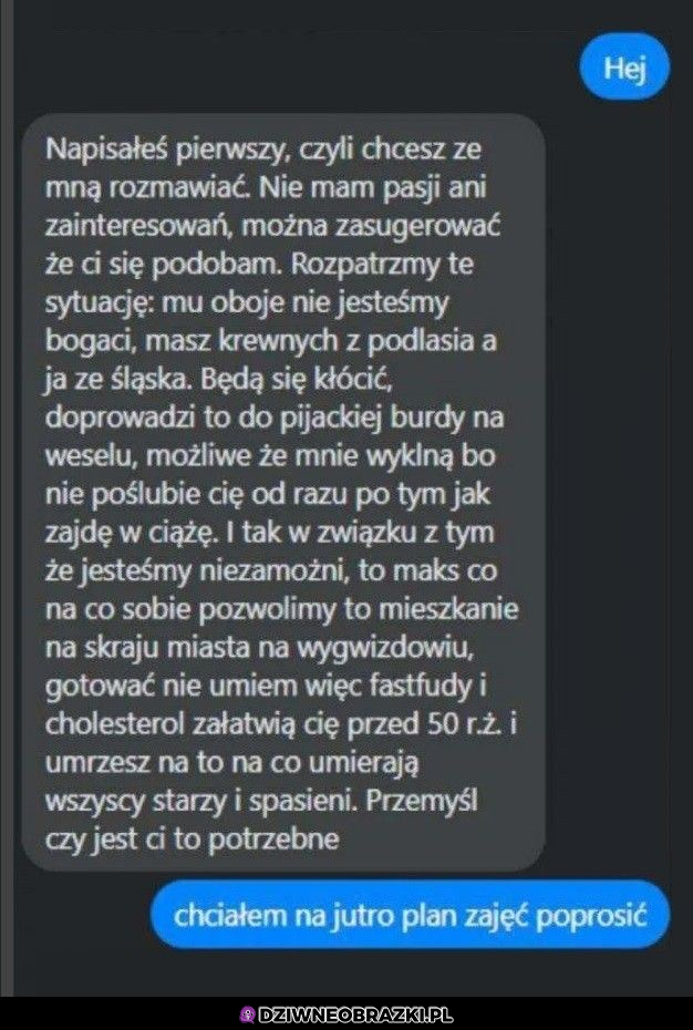 Weź wyluzuj dziewczyno