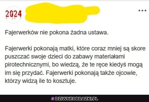 Co pokona fajerwerki