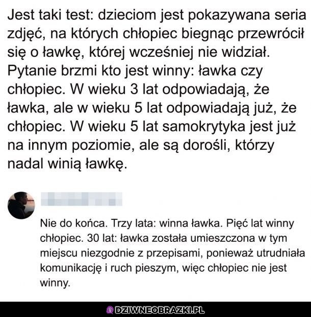 Jest taki jeden prosty test