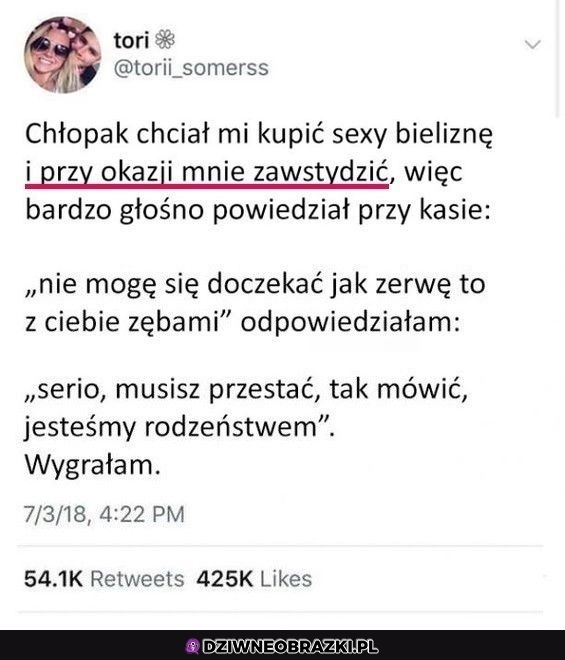 Dobra, tę rundę wygrała