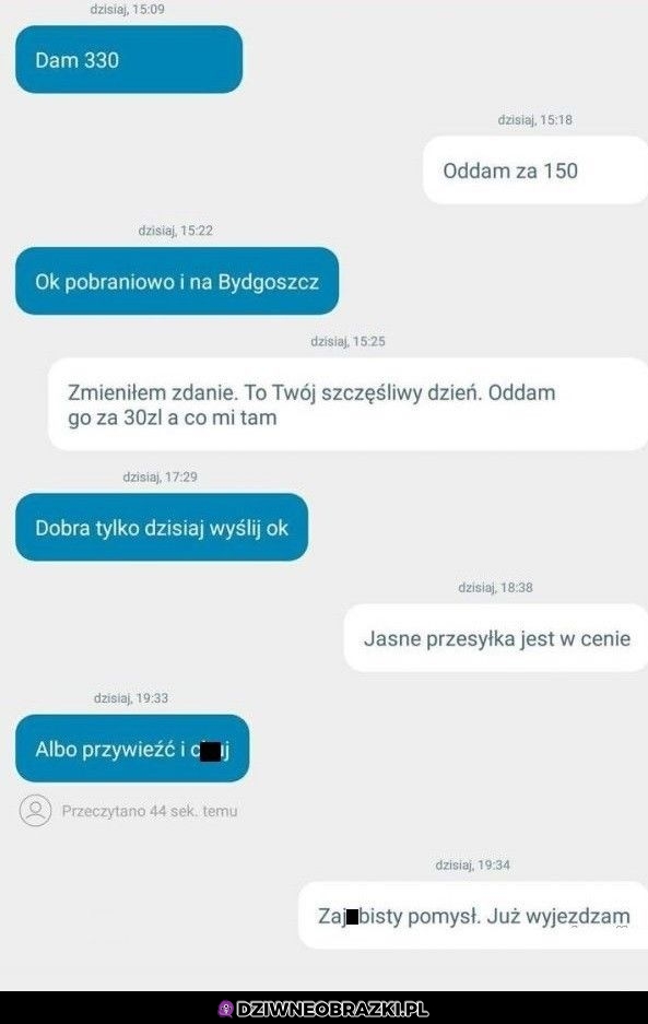 Kiedy ktoś ewidentnie robi sobie jaja